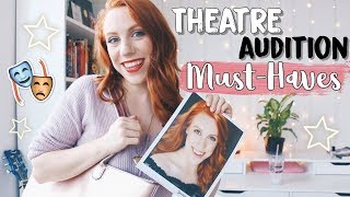 What’s in My Audition Bag  Theatre Essentials ⭐️ [upl. by Rosati]