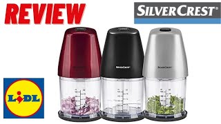 SilverCrest Mini Chopper SMZ 260 J4 REVIEW  TEST Lidl 260W 200ml 300ml [upl. by Adar197]