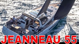 2023 JEANNEAU 55 The monohull that will KILL catamarans [upl. by Oreves]