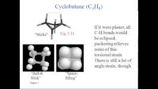 Conformations of Alkanes and Cycloalkanes Lesson Five [upl. by Aelanna770]