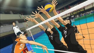 Karasuno vs Inarizaki  LAST POINT  Haikyuu To The Top [upl. by Dulcinea]