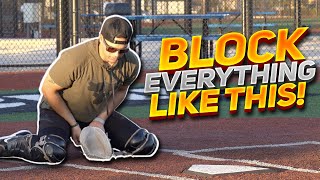 4 BLOCKING DRILLS that will teach any catcher How To Block THE RIGHT WAY [upl. by Garvy95]