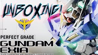 Perfect Grade Gundam Exia UNBOXING [upl. by Salbu]