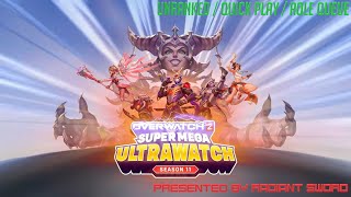 Overwatch 2  Unranked S11  Quick Play  Role Queue Tank Role  Shambali Monastery A 13 [upl. by Buckingham]