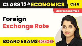 Foreign Exchange Rate  Open Economy Macroeconomics  Class 12 Macroeconomics 202223 [upl. by Wexler]