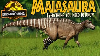 What Was The Maiasaura  The Dinosaur Channel [upl. by Anum]