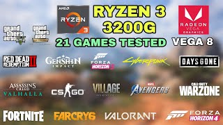 Ryzen 3 3200G Vega 8 in late 2021  21 Games Tested [upl. by Iaoh278]