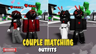 COUPLE MATCHING Outfit ideas EMOY2K Di Brookhaven IDCODES  Roblox Part 3 [upl. by Esiuqram]