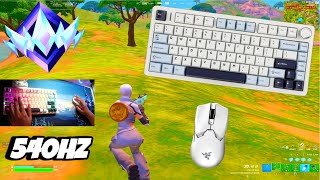 Aula F75 ASMR🤩 Unreal Ranked 💰 Satisfying Keyboard Fortnite 540 FPS Smooth 4K [upl. by Wheaton]