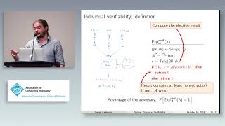 Voting You Cant Have Privacy without Individual Verifiability [upl. by Dinerman]