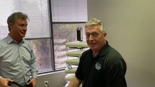 Your Houston Chiropractor Dr Johnson Gets Adjusted By Houston Chiropractor Dr Terry Smedstad C6 HNP [upl. by Sirronal399]