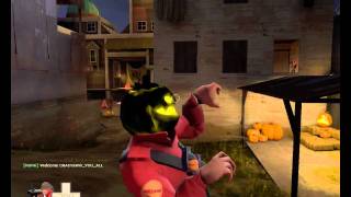 Team Fortress 2 Black Horseless Headless Horsemans Head Hat Glitch [upl. by Issac]