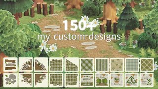 【あつ森】150枠以上の自作マイデザインを一挙公開🍃  150 my custom designs release   Animal Crossing New Horizons [upl. by Thorner]