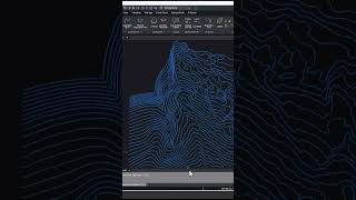 BricsCAD® Pro  TIN from Contour shorts [upl. by Einattirb]