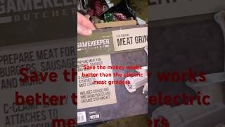 25 gamekeeper meat grinder ￼￼ on steroids How to use the gamekeeper meat grinder efficiently [upl. by Leanard]