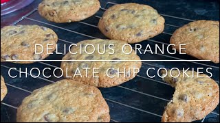 Orange Chocolate Chip Cookies [upl. by Ahcsat884]