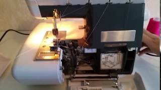 Medion Overlock 16600 Innenraum Handrad Funktion [upl. by Mayhew783]