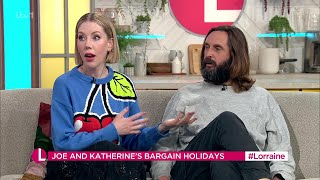 Katherine Ryan Joe Wilkinson Budget Holidays Hosts On Lorraine 30042024 [upl. by Navap]