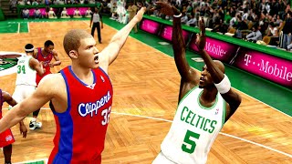 Kevin Garnett and Celtics BATTLE Rookie Blake Griffin and Clippers [upl. by Nnaeoj]