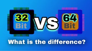 32Bit vs 64Bit Explained [upl. by Ereynihc]