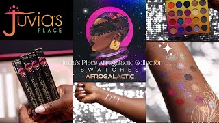 NEW Juvias Place Afro Galactic Collection Swatches [upl. by Seravart]