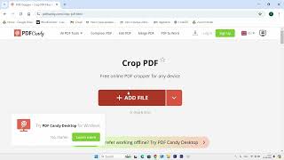 How To Crop PDF Online 2024  Quick Fix [upl. by Heall]