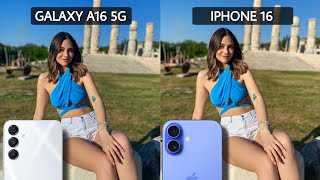 Samsung Galaxy A16 5G Vs iPhone 16 Camera Test Comparison [upl. by Ihtac]