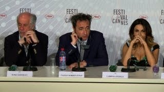 Cannes conférence de presse du film de Paolo Sorrentino [upl. by Eyak]