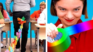 Ready for SCHOOL PRANKS 9 DIY Ways To PRANK [upl. by Anirbak]