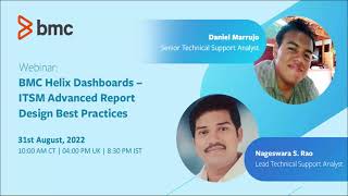 BMC Helix Dashboards Webinar  ITSM Best Practices [upl. by Cormier]