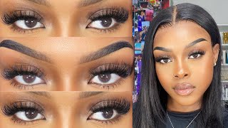 DIY LASH EXTENSIONS AT HOME  HOW TO APPLY LASH CLUSTERS  BEGINNER FRIENDLY quewellash1538 [upl. by Renault]