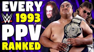 Every 1993 WWE PPV Ranked From WORST To BEST [upl. by Urbanna72]