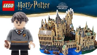 I BUILT a MASSIVE LEGO Hogwarts Castle LEGO Harry Potter Hogwarts Castle MOC [upl. by Lee952]