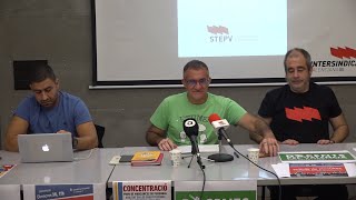 STEPV i STASIv anuncien concentracions contra els atacs de la Conselleria a lescola pública [upl. by Pinto]