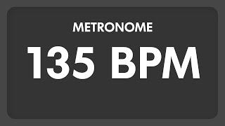 135 BPM  Metronome [upl. by Emirac]