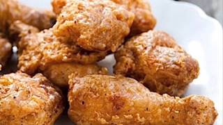 Eating  whisper Sound Effect  ASMR eating crunchy fried chicken [upl. by Arinaid]