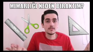 NASIL MİMARLIK KAZANDIM VE MİMARLIĞI NEDEN BIRAKTIM NASIL TERCİH YAPILIR MİMARLIK DERSLERİ ZOR MU [upl. by Joseito]