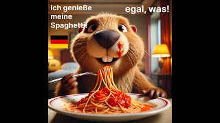 Ein kanadischer reisender Biber reist nach Rom um italienische Gerichte zu essenthe beaver German [upl. by Nolyarg]