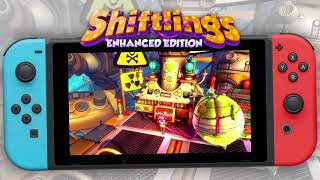 Shiftlings  quirky coop puzzle platformer  Nintendo Switch Release Trailer [upl. by Ellicul]