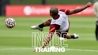 Inside Training Thiagos scissor kick amp loads of goals ahead of Norwich [upl. by Atined]