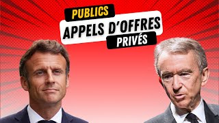 Appels offres publics vs Appels offres privés [upl. by Dianthe77]