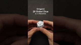 Origami 20 Sided Dice shorts [upl. by Oz]