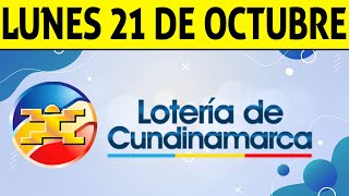 Resultados Lotería de CUNDINAMARCA Lunes 21 de Octubre de 2024 PREMIO MAYOR 😱💰🚨 [upl. by Treat]