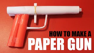 How to make a paper gun that shoots [upl. by Sleinad233]