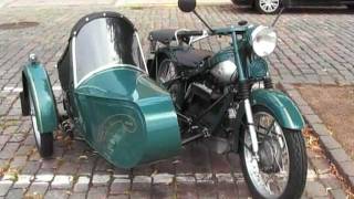 Oldtimer Motorrad Nimbus in Kopenhagen DK [upl. by Ainattirb]