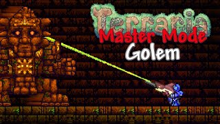 How To Defeat Golem In Terraria Master Mode [upl. by Torras]