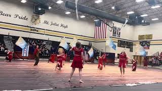 Winter guard 2024 season Murray High [upl. by Nilde]