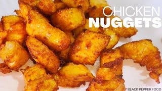 Simple and Easy Chicken Nuggets  Chicken breast Pakora [upl. by Ainosal]