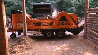 Doppstadt Grinder AK 435 Logs [upl. by Auguste]