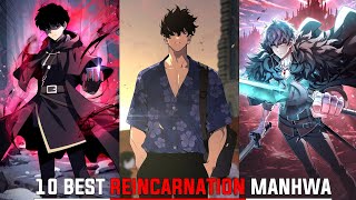 Top 10 Best Manhwa with Reincarnation Themes  Expert Recommendations [upl. by Rehpotsrik160]